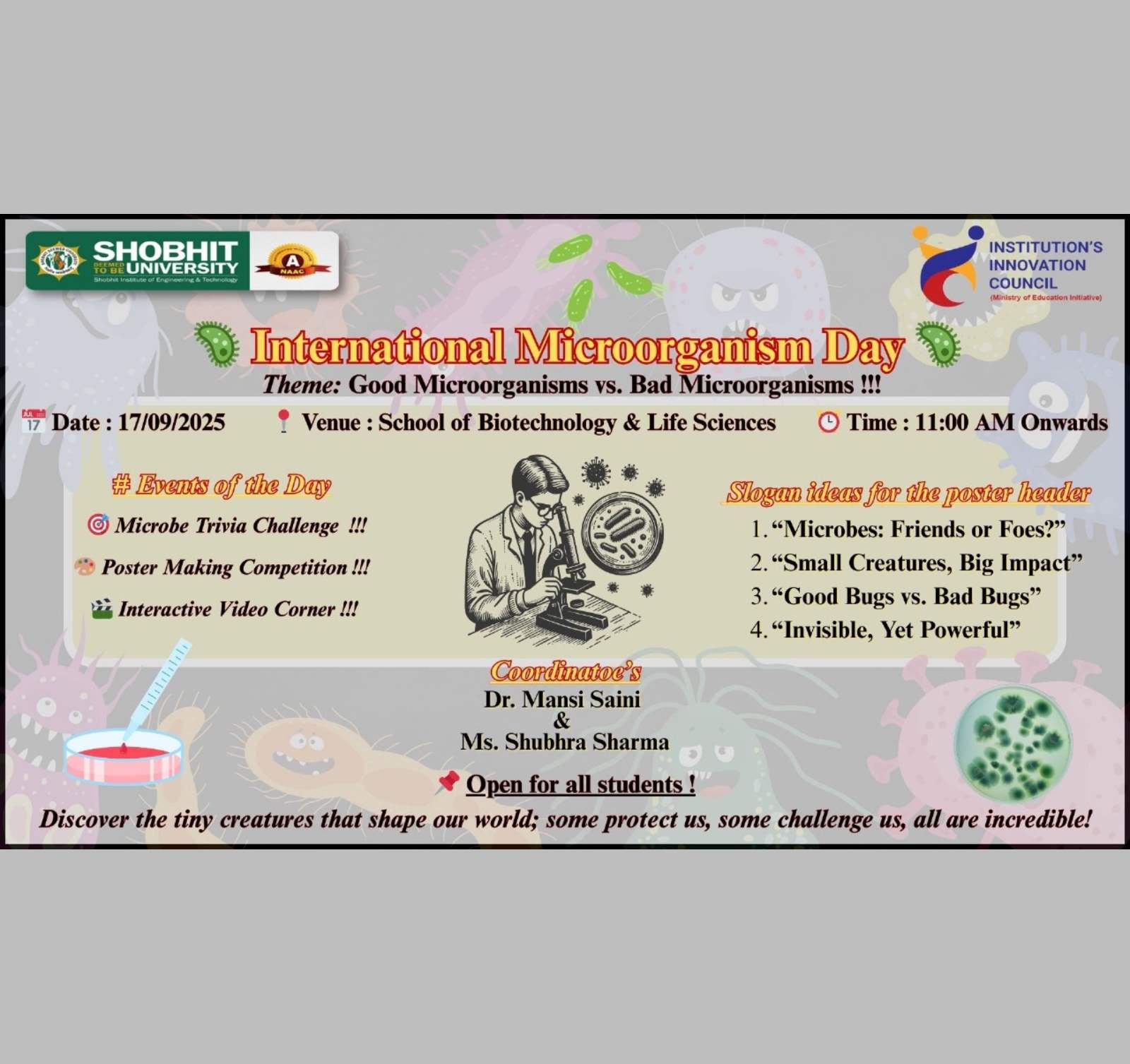 International Microorganism Day 