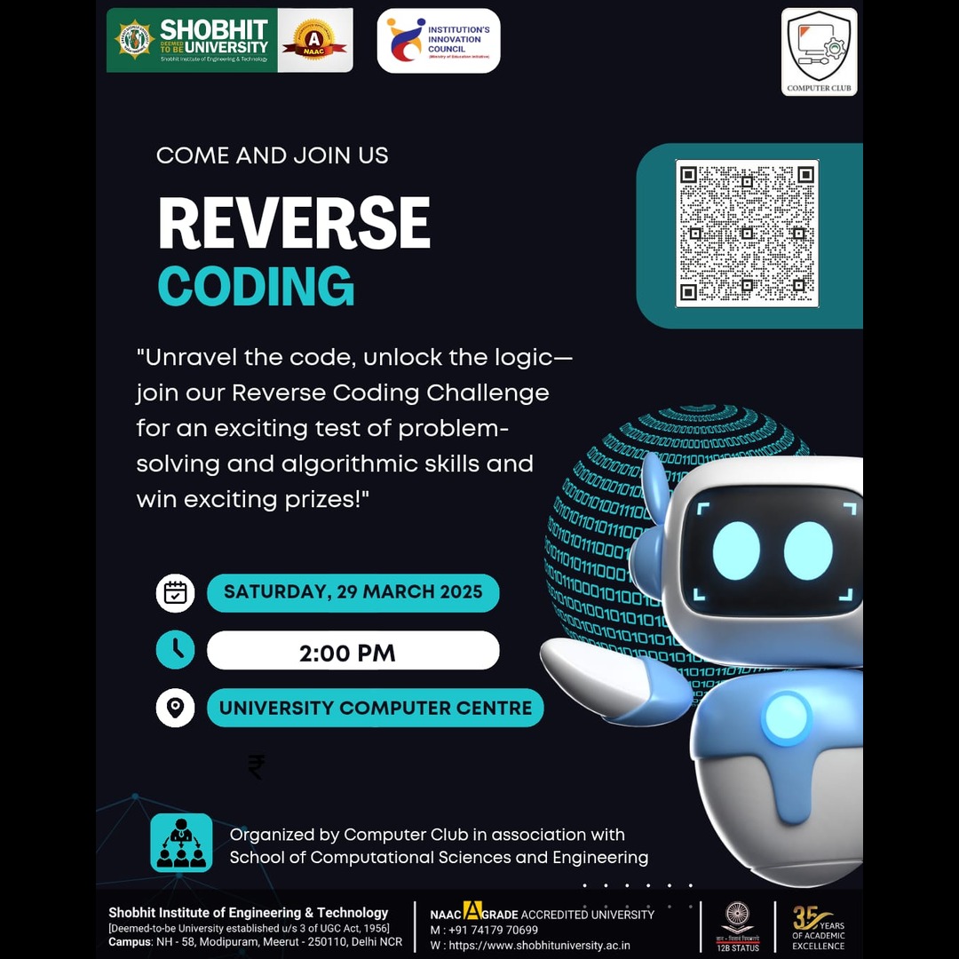 Come and Join us Reverse Coding