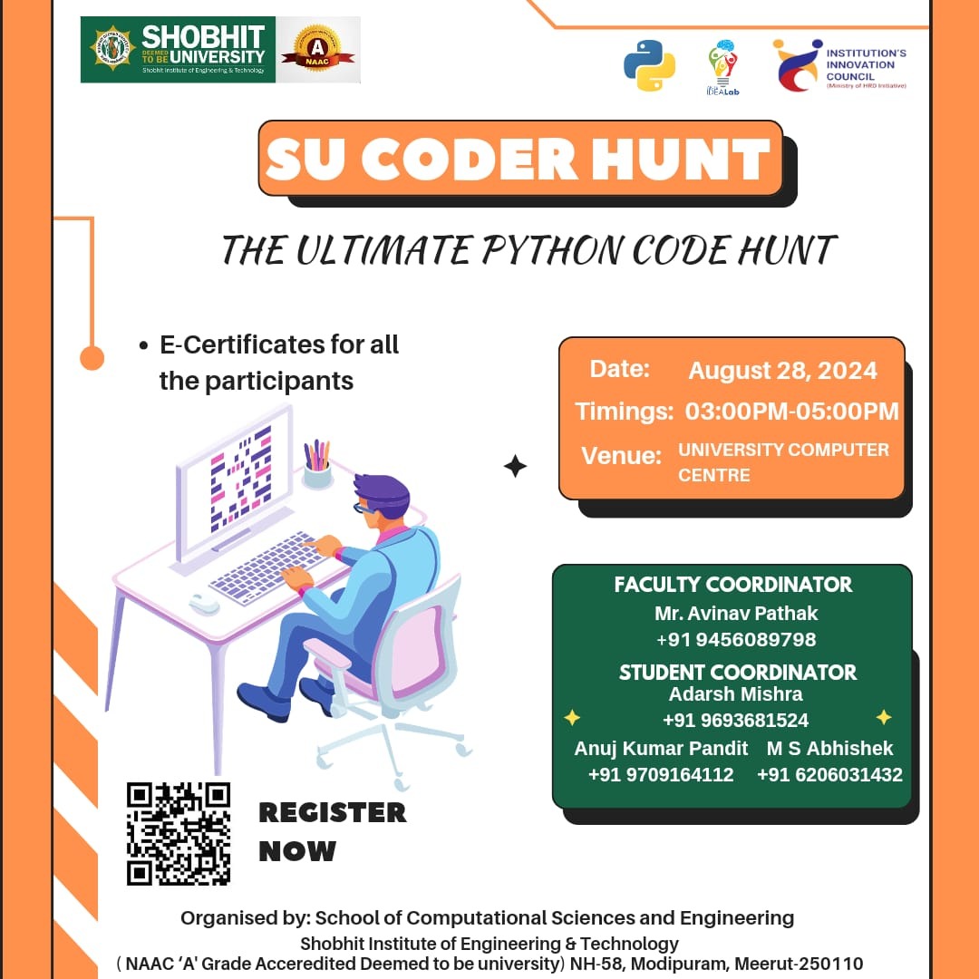 SU Coder Hunt The Ultimate Python Code Hunt