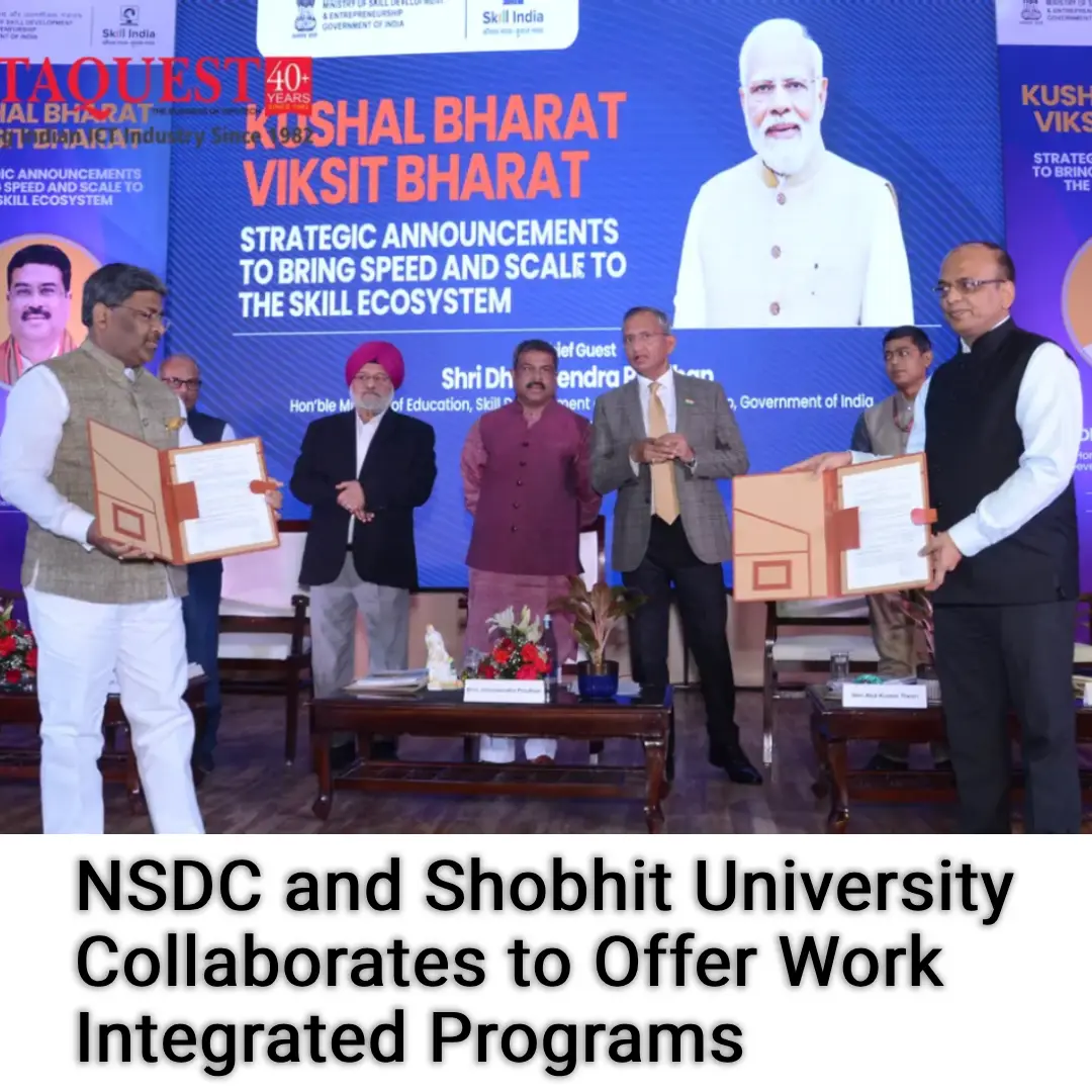 NSDC and Shobhit University Collaborates to Offer Work Integrated Programs