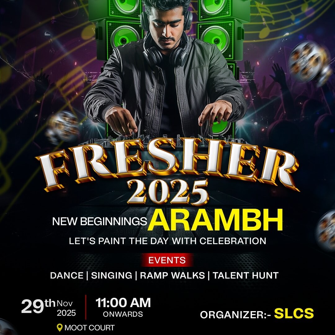 Fresher 2025 New Beginnings ARAMBH