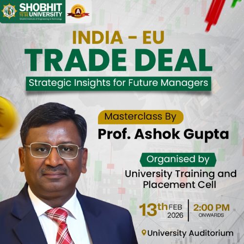 India EU Trade Deal seminar at Shobhit University Meerut