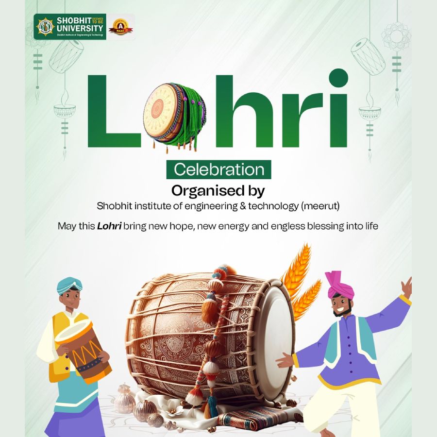 Lohri celebration at Shobhit University campus