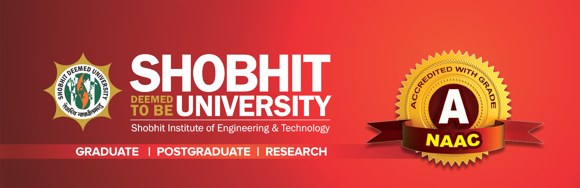 Shobhit University Banner